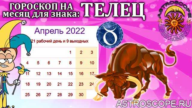 Гороскоп на апрель 2022 года от тамары глоба для 12 знаков зодиака
