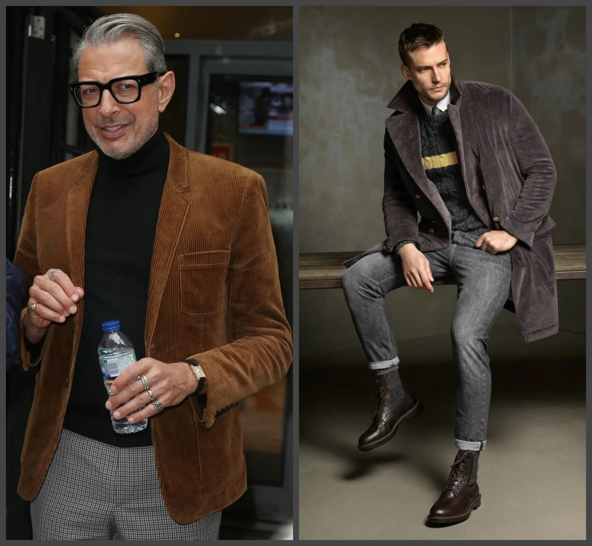 Мужские вельветовые брюки – модели и образы | glamiss