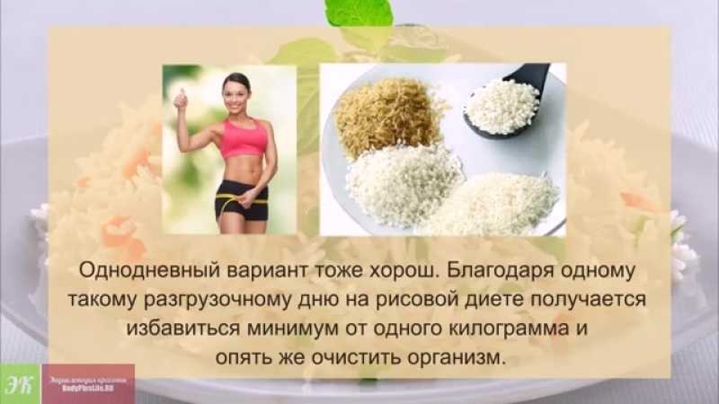 Рисовая диета для похудения: меню на неделю, результаты и отзывы