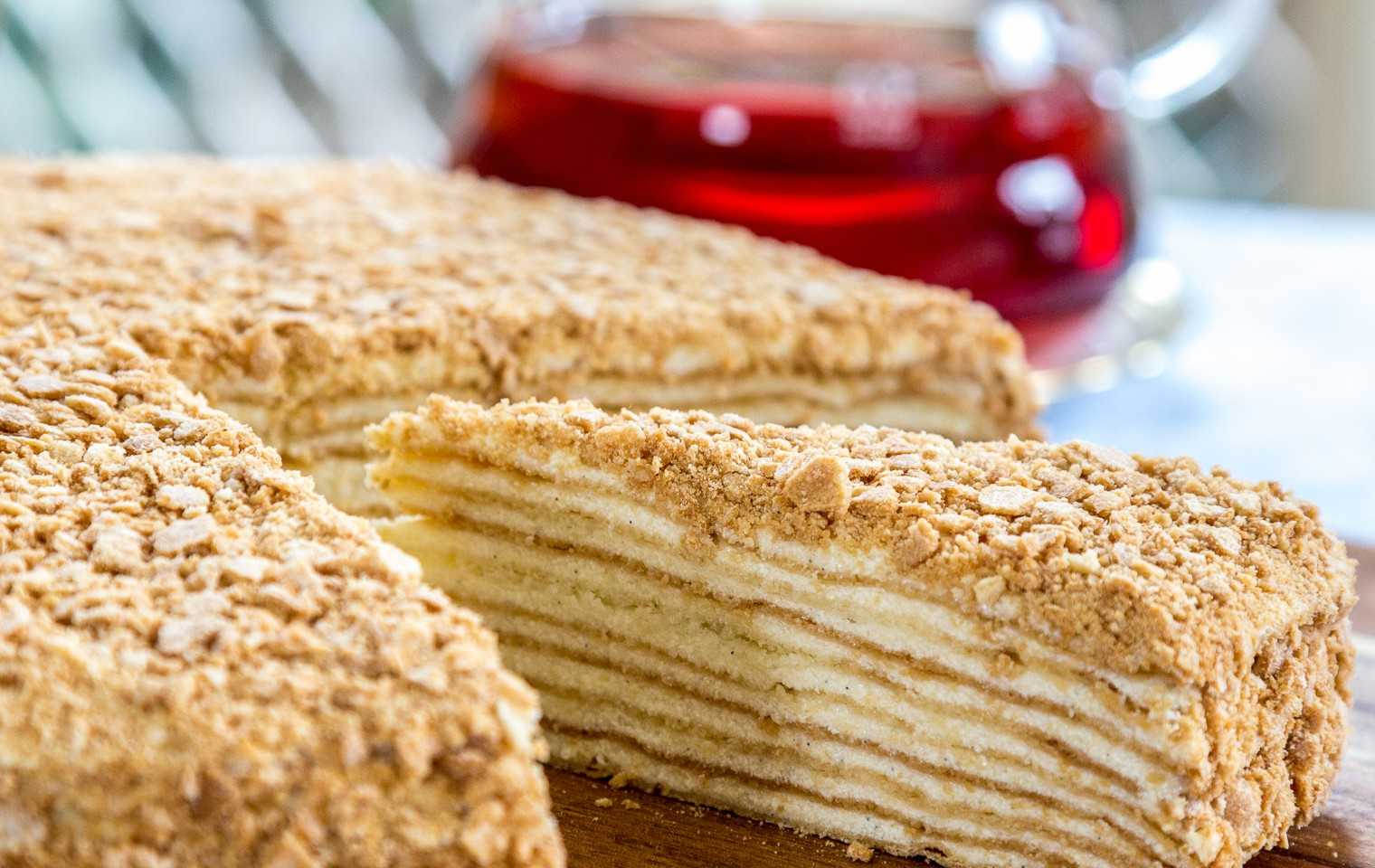 10 очень вкусных и самых простых рецептов торта «наполеон»