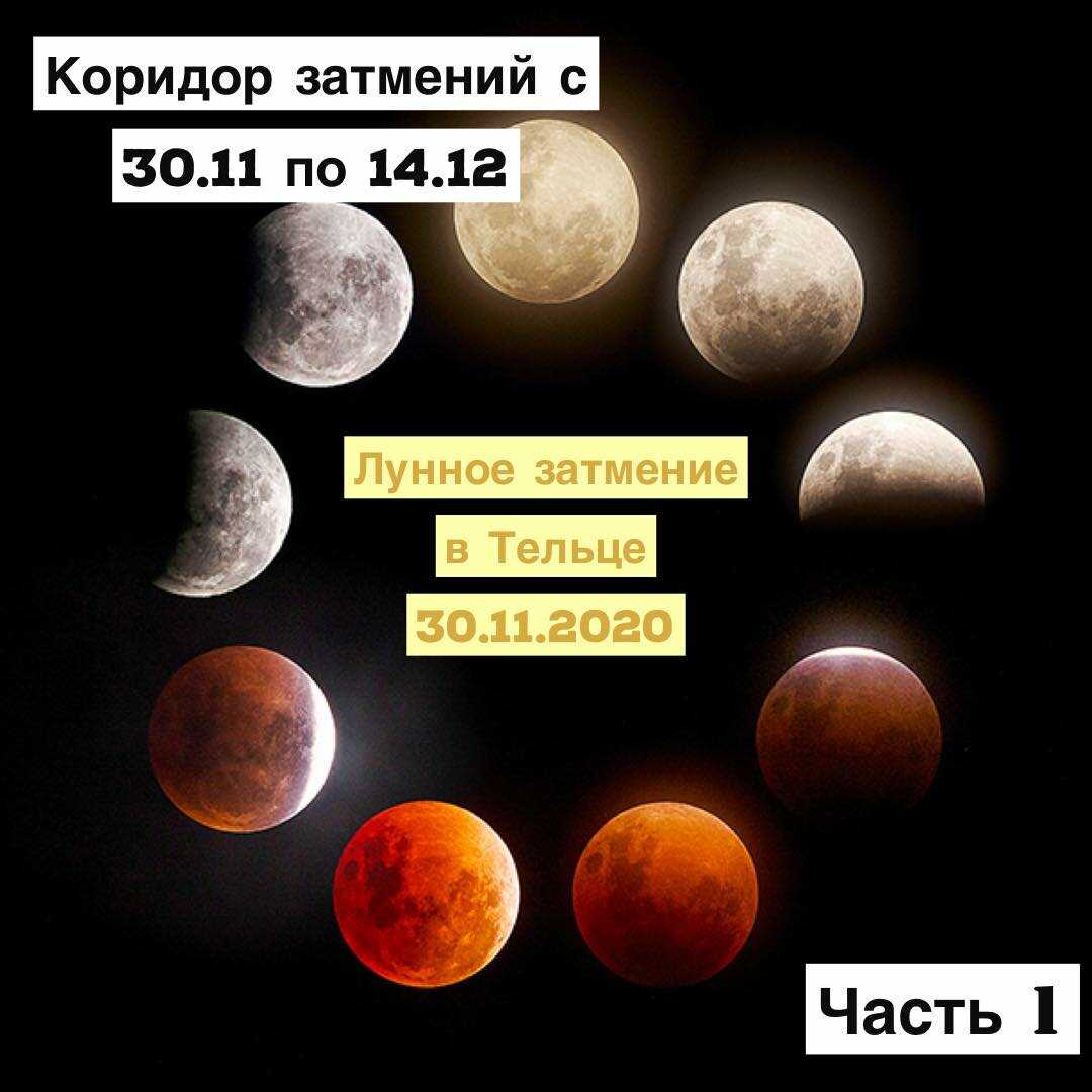 Что делать и как себя вести в период лунного затмения 30 ноября 2020 года каждому знаку зодиака