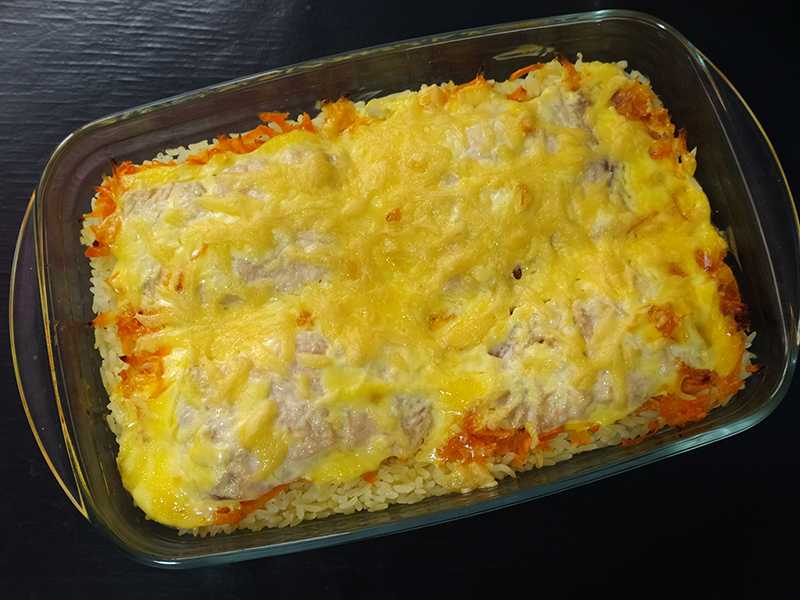 Горбуша с овощами и сыром в духовке