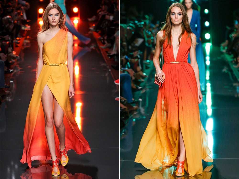 Оранжевое платье: выбираем модель и макияж из 50 вариантов с фото